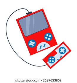Colorful illustrations of various retro and modern game controllers