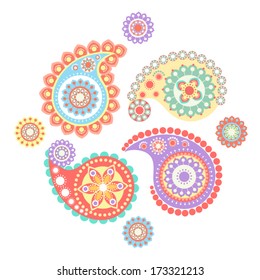 Colorful Indian Pattern Vector