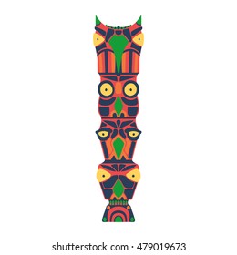 Tiki Statue Clip Art Stock Vector (Royalty Free) 1110647216 | Shutterstock