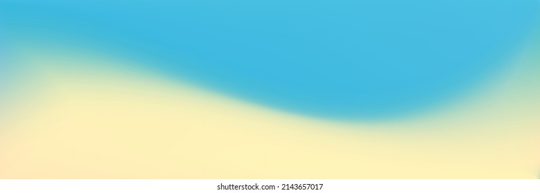 Colorful Indigo Wavy Gradient Mesh. Blue Color Ocean Smooth Surface Illustration. Natural Multicolor Wavy Gradient Mesh. Water Office Background. Sea Rainbow Modern Design Backdrop.