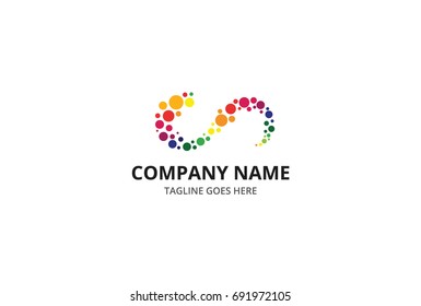 Colorful Infinity Logo Template