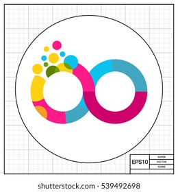 Colorful Infinity Sign Icon