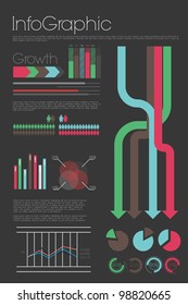 Colorful info graphic with elements