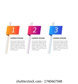 Farbige Infografik für Präsentation und Flyer