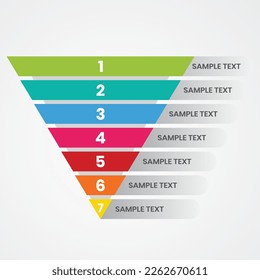 colorful infographic design vector template