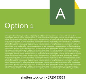 Colorful Infographic Designs on White Background