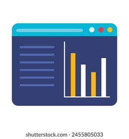colorful infographic elements in flat style on white background.