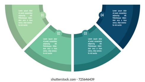 Colorful Infographic In Four Steps