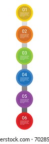 Colorful infographic template design. Vector illustration
