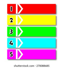 Colorful info-graphic vector