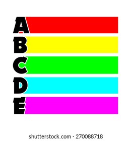 Colorful info-graphic vector