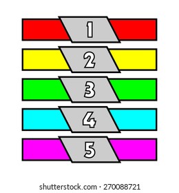 Colorful info-graphic vector