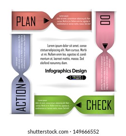 colorful infographics options banner. Vector illustration for workflow layout, diagram, number options, step up options, web design, infographics or presentation template