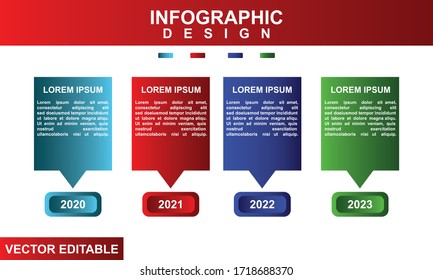 colorful infographics for presentations. design vector