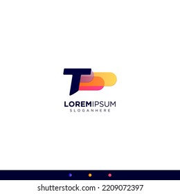Coloridas Letras Iniciales Para La Plantilla De Diseño Del Logo De Rápida Velocidad Para El Logotipo