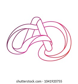 Colorful initial A logo, vector logo template