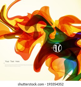 Colorful Ink Effect Design Elements Background