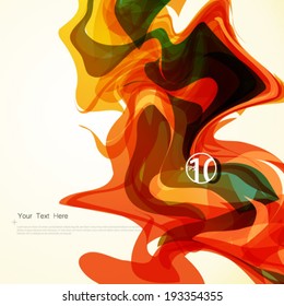Colorful Ink Effect Design Elements Background