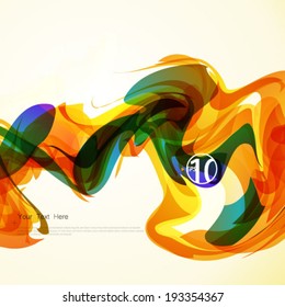 Colorful Ink Effect Design Elements Background