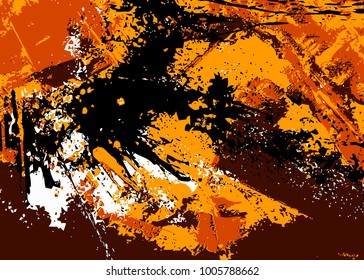 Colorful ink splash background,design elements