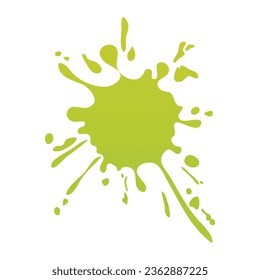 Colorful ink spots set. splash splatter abstract shape. vector illustration