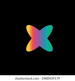 colorful intertwined circles in front of the background