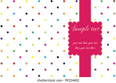 Colorful Invitation / Greeting Card