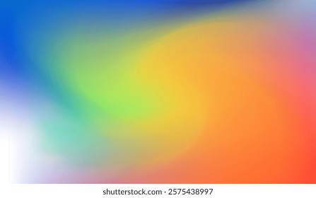 Colorful iridescent holographic rainbow background for bold cool design, prints, wallpapers.