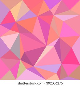 Colorful irregular triangle mosaic vector background design