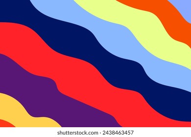 colorful irregular wave pattern background