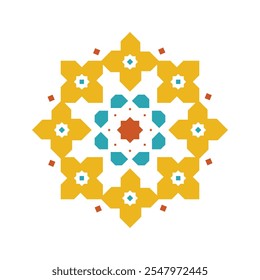 Colorful Islamic Mandala Vector - 07