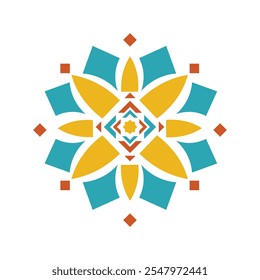 Colorful Islamic Mandala Vector - 16