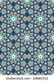  Colorful, islamic, seamless pattern.  Traditional arabic background.