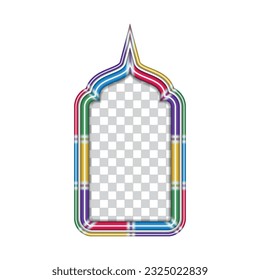 The Colorful Islamic Vector Frame Border offers a perfect blend of elegance, cultural heritage, and contemporary aesthetics. It is a versatile design that can enhance various projects and adds a touch