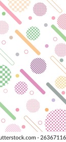 Colorful Japanese Pattern Patterns Background