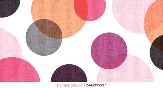 Colorful Japanese Pattern Polka Dot Background