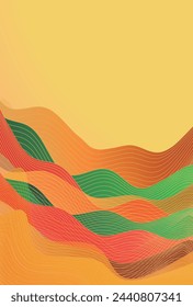 Fondo de onda de patrón japonés colorido