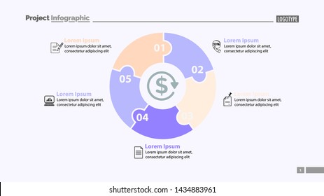 Colorful jigsaw puzzle cycle chart template.Business data. Graph, chart, design. Creative concept for infographic, report. Can be used for topics like money, banking, financial operations