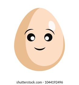colorful kawaii easter egg  design