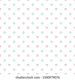 Colorful kawaii Seamless square Pattern. Abstract Background Design, Vector illustration