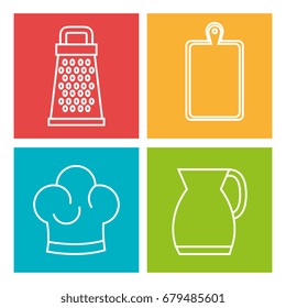 Colorful kitchenware design