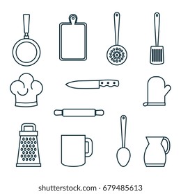 Colorful kitchenware design