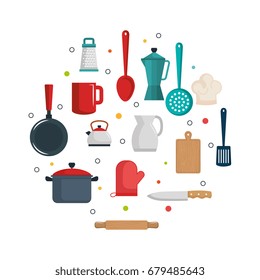 Colorful kitchenware design