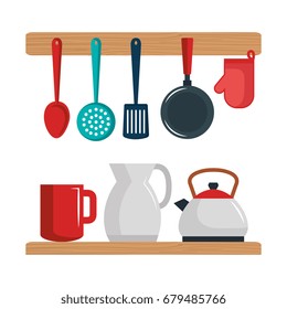 Colorful kitchenware design