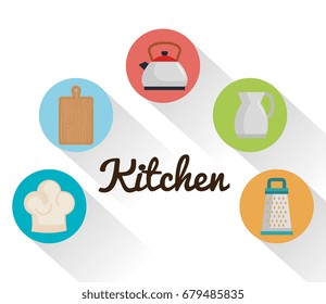 Colorful kitchenware design