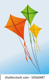  colorful kites	