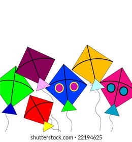 colorful kites