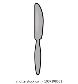 colorful knife over white background  vector illustration