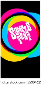 Colorful label