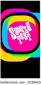 Colorful label